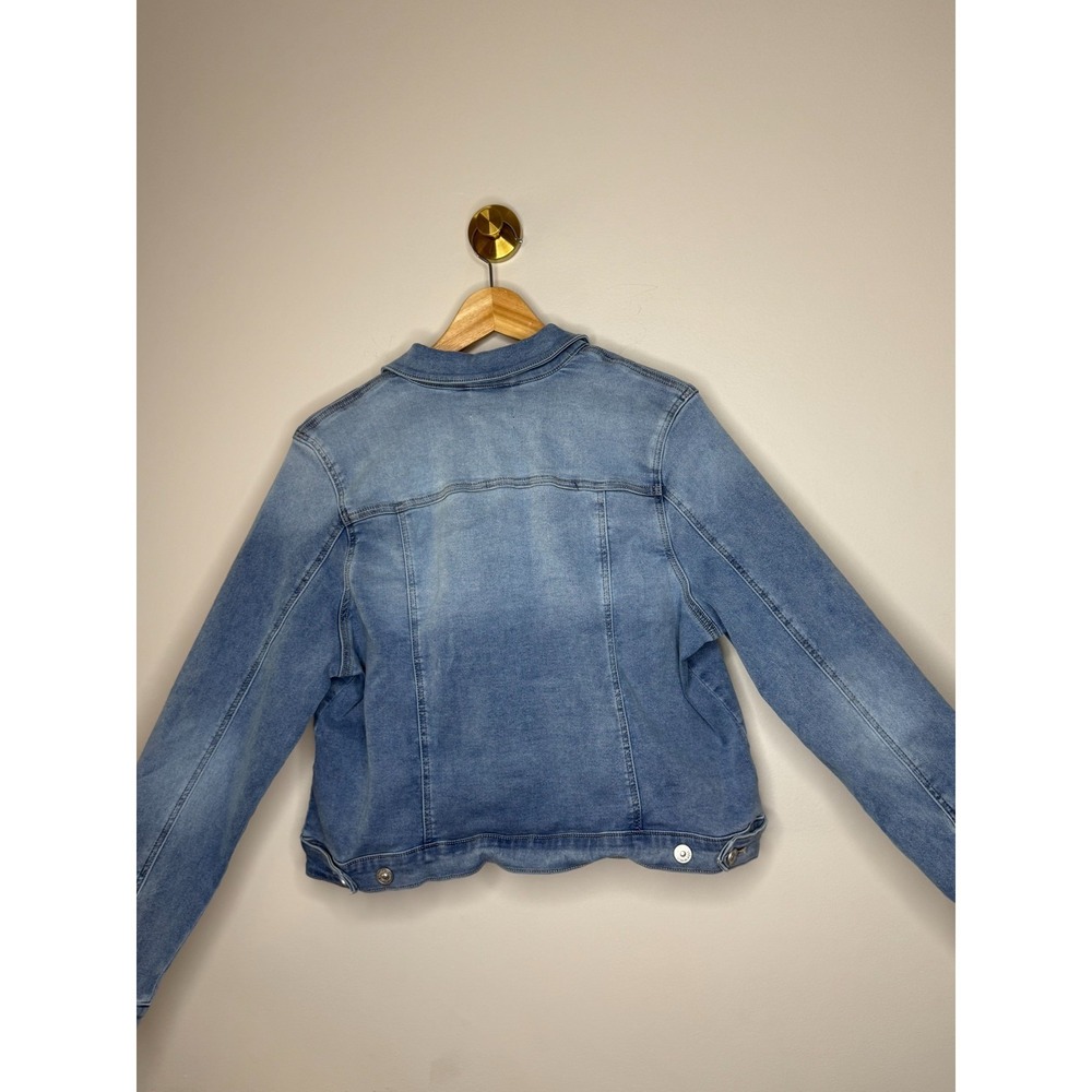 nicole by Nicole Miller Jean Jacket - Indigo Rumsey, Large - Picture 3 of 7